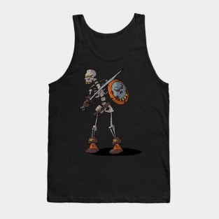 Skeleton Warrior Tank Top